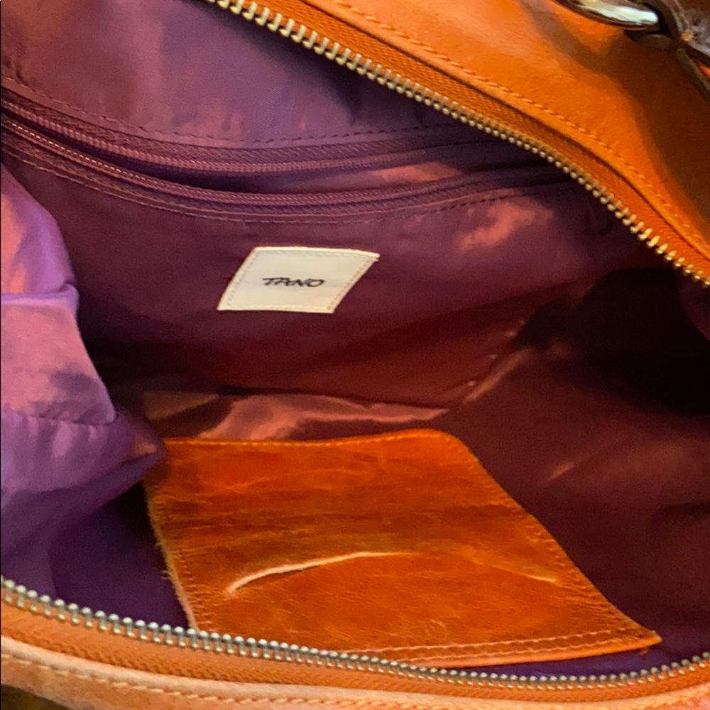 Tano Orange Shoulder Bag - Picture 6 of 8